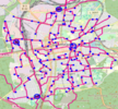 Automated Generation of Urban Medium-voltage Grids using OpenStreetMap Data